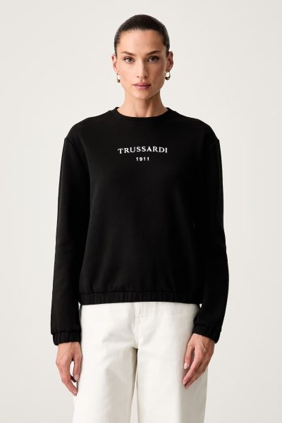 Trussardi  hanorac pentru femei cu bumbac