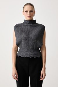 Twinset  vestă pentru femei cu lână