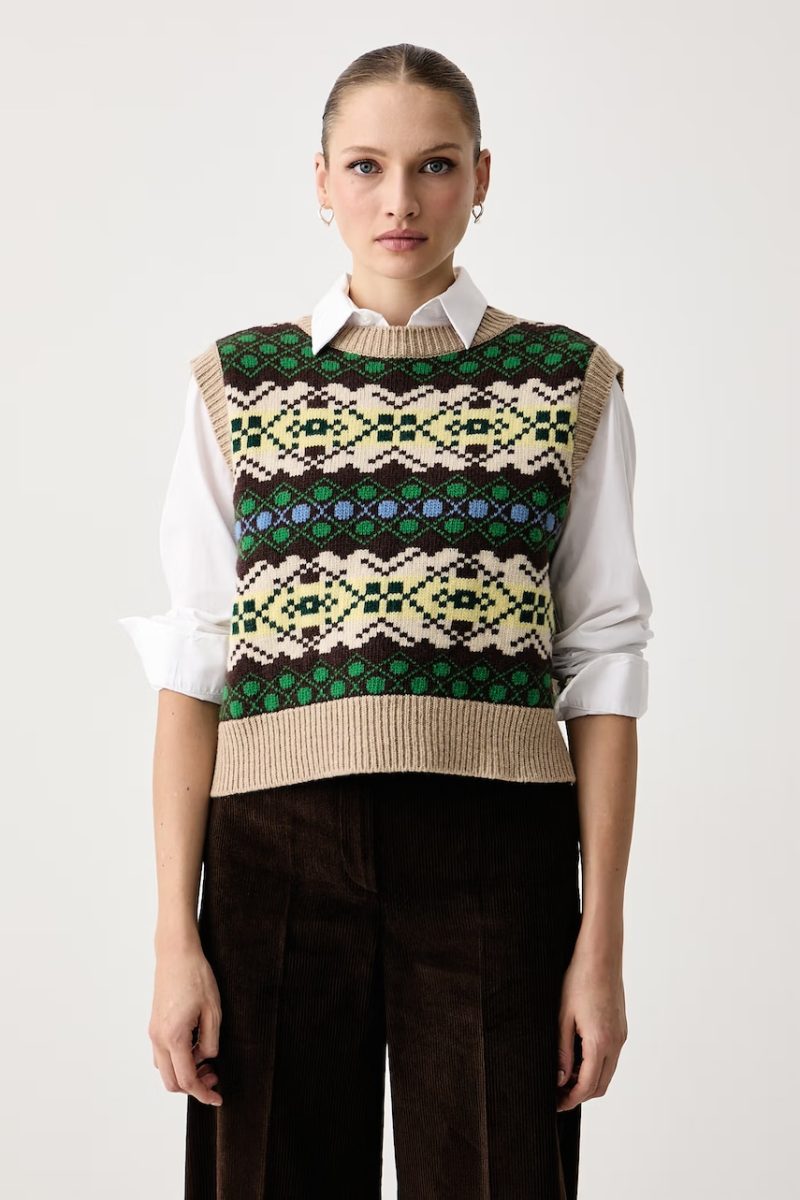 Weekend Max Mara  vestă pentru femei din lână WKDSAVANA